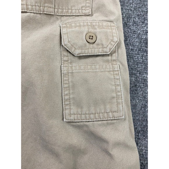 Cabela Cargo Pants Mens 34x30‎ Tan Utility Workwear Pockets Rugged Outdoors - Picture 3 of 12